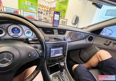 벤츠 CLS350 2010년식▶ 화사한 고음, DATASAT 트위터 설치 + 최고의 블루투스 WTX-700 + 사운드업 헤드켑 / 서울 마포구 신수동