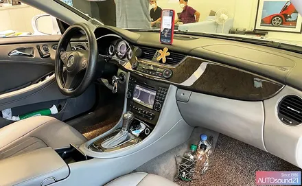 벤츠 CLS350 2010년식▶ DATASAT 트위터 + WTX-700 블루투스 + 사운드업 헤드켑 / 서울 마포구 신수동