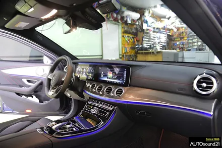벤츠 E43 AMG 2017년식=>  3D 부메스터 부메스터와 핸드 메이드 DATASAT 스피커 작업후 고객님 뽕 가셨습니다. / 서울 마포구 신수동