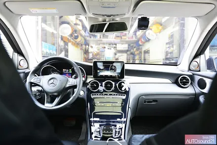 벤츠 GLC 350e 2019년식▶ 사운드업 헤드켑으로 사운드 출력 향상/ 차량 전압 안정성, 전류 흐름 향상 / 서울 마포구 신수동