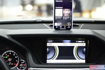 벤츠 E63 AMG 2010년식▶ 음질 최강 블루투스와 SOUND UP헤드켑 + 4K 블랙박스 작업. / 서울 마포구 신수동