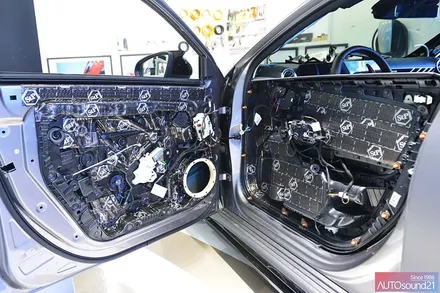 벤츠 A45 AMG 2021년식▶ DSP 프로세서, 스피커, 서브우퍼까지! 풀 카오디오 시스템 작업 / 서울 마포구 신수동