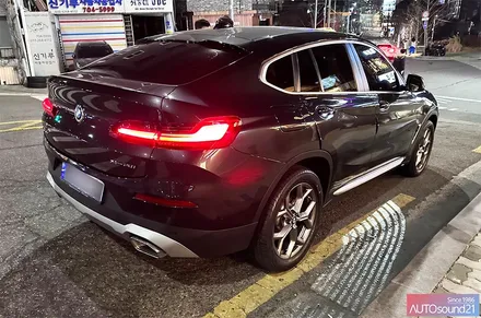 BMW X4 2023년식▶ 아이폰 가격으로 독일 MATCH UP7 DSP 1290W의 출력을 느끼세요. 비엠 카오디오 작업 / 서울 마포구 신수동