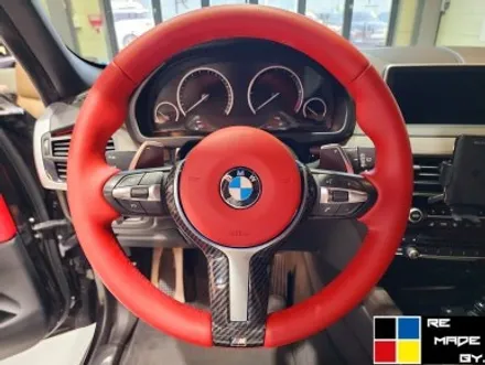 [핸들커스텀] 수원 BMW X5 M50D 핸들 염색 및 도색👀 / 수원시 권선구 고색동