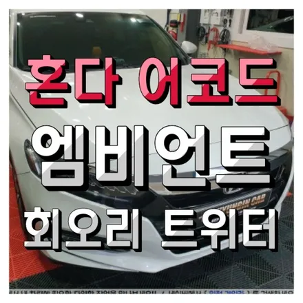 혼다 어코드 (10세대) 엠비언트 회오리 트위터 의뢰장착