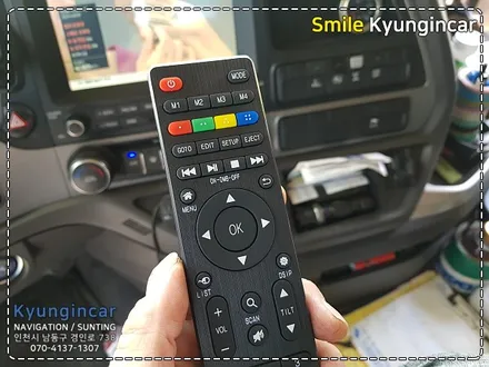 현대 엑시언트 상용차 트럭 비클시네마 레인보우 천정모니터 장착? / 인천 경인카