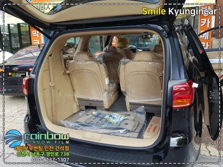 인천 틴팅 추천 레인보우V90 썬팅필름 더뉴카니발 신차탁송 검수 / 경인카