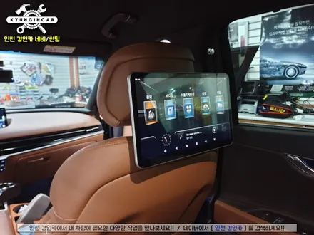 제네시스 G80 (RG3) 아이파워미디어 Q125 안드로이드 리어모니터 설치
