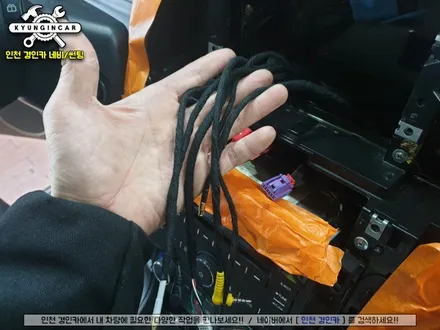 인천 안드로이드 카블릿 내비! M2C-8100A + 후방카메라 주안경인카 윈스톰 설치