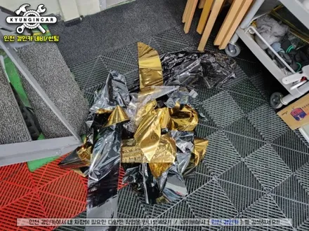 인천 루마 버텍스 300 썬팅필름 뉴모닝 차량 전체 재시공
