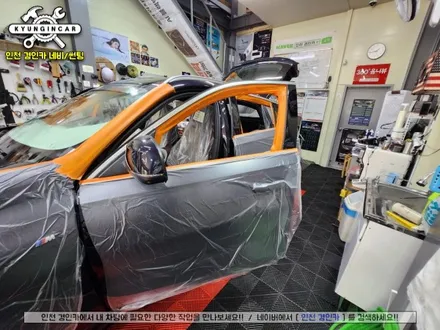 인천 BMW X6 수입차 신차썬팅! 전면,측후면,썬루프 글라스틴트 선셋 필름 + PPF시공