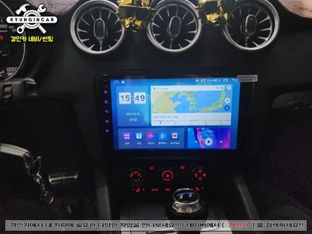 아우디TT 안드로이드 올인원 NAVIFLY 차량용 내비게이션 매립 인천경인카 장착
