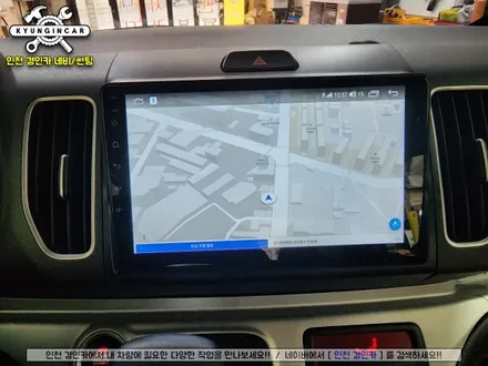 인천 안드로이드 올인원설치 기아레이 카나로Q 내비매립 작업