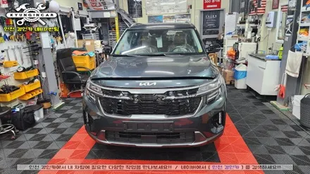 인천 셀토스 신차썬팅 이비오스 슈젠 CX필름 전면 측후면 썬루프 시공