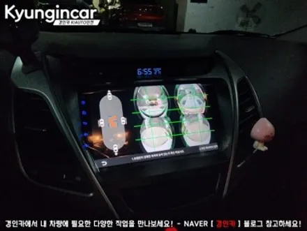 더뉴아반떼MD 카나로 X-plus 360 올인원네비 장착했어요.