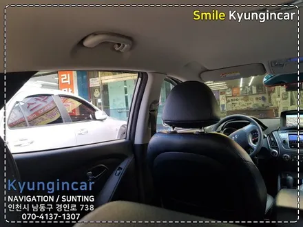썬팅 추천 루마 열차단필름 시공 블랙박스 투싼IX / 인천 경인카