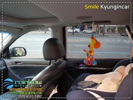 인천 썬팅추천 레인보우윈도필름 V90 베라크루즈 풀시공 / 간석동 경인카
