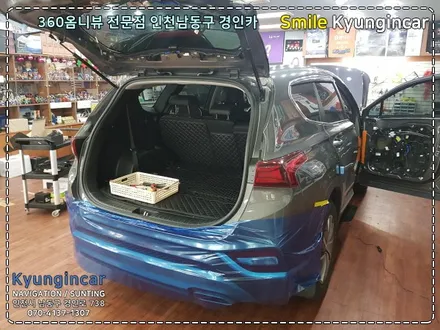 주차도 간편하게! 싼타페TM 순정네비 360옴니뷰(어라운드뷰 시스템) 설치 by 인천 경인카