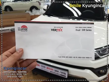 인천 썬팅재시공 베리뉴 티볼리 루마슈퍼 필름등급 풀시공  / 인천 경인카