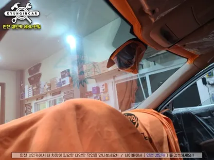 QM6 반사썬팅시공! 세인트아모 스퍼터 윈도우필름! 주안경인카 틴팅