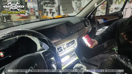 인천 주안 모하비 신차썬팅 글라스틴트 선셋 반사필름 틴팅시공