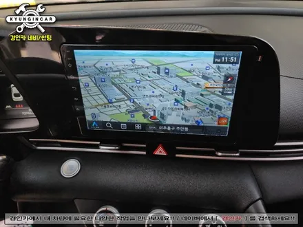 아반떼 CN7 카나로 A10 안드로이드 올인원 장착 아틀란 지도탑재!! 경인카