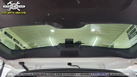 인천 레이 썬루프 뒷유리 썬팅 루마 버텍스900 필름 부분시공