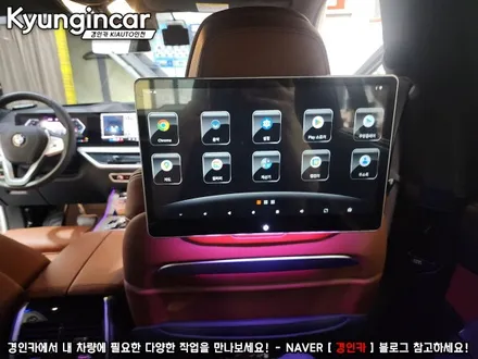 BMW X7 노바 X13 Plus 안드로이드 후석모니터 장착완료