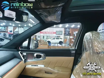 쏘렌토맛집 고급미 폭발! 레인보우 V90썬팅 패키지시공 인천 경인카