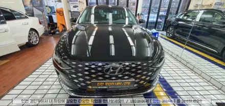 인천 신차탁송에서 검수, 썬팅까지 레인보우 V90 더뉴그랜저 틴팅시공