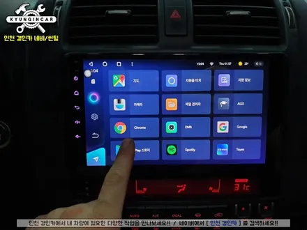 인천 모하비 안드로이드 올인원 해외직구 의뢰설치 + 후방카메라 장착 (주안경인카)