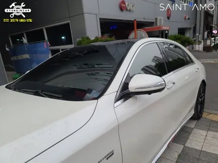 인천 수입차 틴팅! 벤츠S63 AMG 세인트아모 스퍼터 썬팅필름 주안경인카 시공