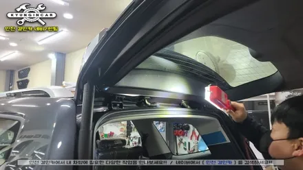 인천 주안 모하비 신차썬팅 글라스틴트 선셋 반사필름 틴팅시공