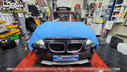 BMW X1 루마 버텍스 썬팅필름 전면 측후면 썬루프 재시공 인천 주안경인카 틴팅샵