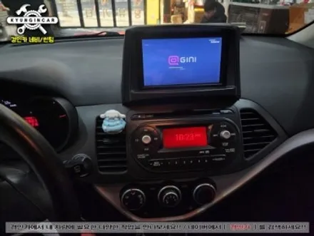 올뉴모닝 안드로이드 올인원과 360카메라(어라운드뷰) 의뢰장착