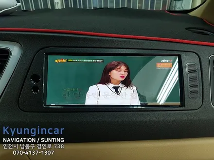 더뉴카니발 하이리무진 12인치 XM보조모니터 뷰잉연동 / 인천경인카
