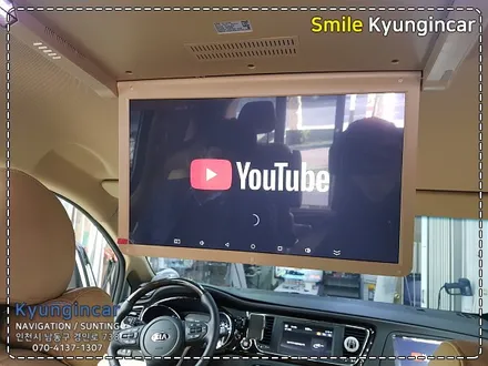 비클시네마 VC-173AD 레인보우 더뉴카니발 천정모니터 터치 설치 / 인천 경인카