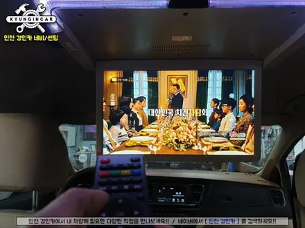 아이들이 좋아해요! 더뉴카니발 천정모니터! 비클시네마 VC-173AD 레인보우 인천경인카 설치