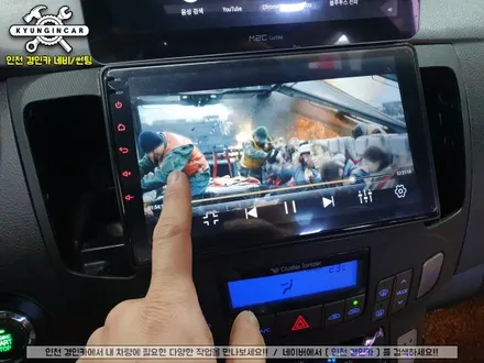 인천 안드로이드 올인원 NF소나타 트랜스폼 차량 주안경인카 의뢰설치