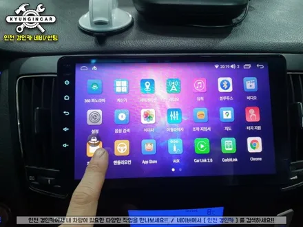 인천 소나타 트랜스폼 EKIY 360어라운드뷰 안드로이드 올인원 시공