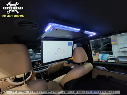 모하비 더마스터 비클시네마 VC-173ST 천정모니터 안드로이드 스마트TV 인천경인카 전문장착
