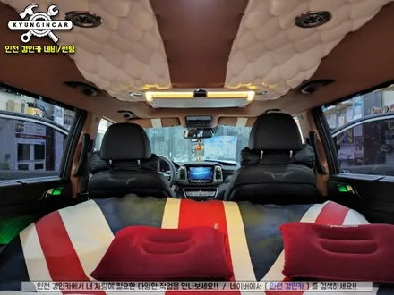 G4렉스턴 비클시네마 VC-173ST 천정모니터 안드로이드 스마트TV 탑재!! 차에서 우영우보자!!