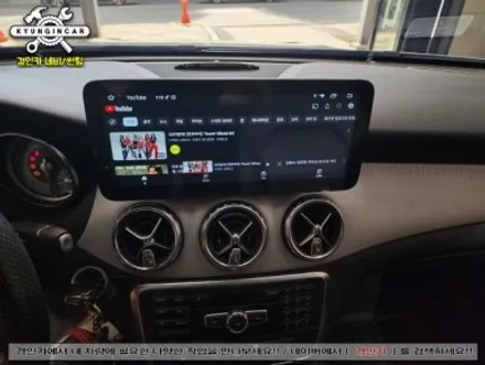 벤츠 GLA MN-X 안드로이드 올인원네비 의뢰장착