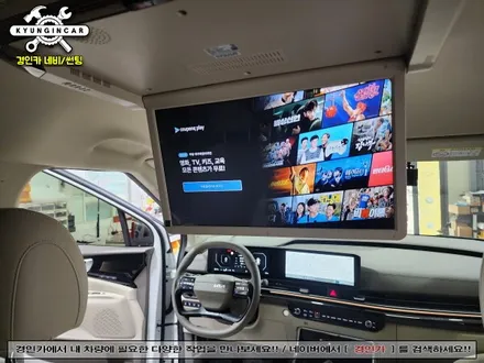 더뉴카니발 KA4 비클시네마 VC173-ST 17.3인치 천정모니터 설치