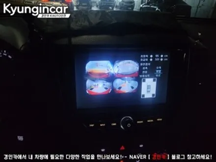 렉스턴스포츠 신개념 주차도우미 Aview 3D PLUS 어라운드뷰 장착했어요.