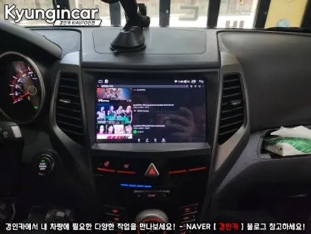 KGM(쌍용) 티볼리 카나로 X-plus 안드로이드올인원 네비 교체했어요.