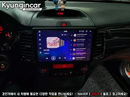 로체 이노베이션 10인치 안드로이드 올인원 장착했어요.