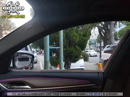 BMW 520d 틴팅!! 레인보우 V90 윈도우필름 전체 썬팅재시공 ♥인천 경인카