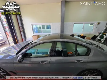 BMW 520D G30 세인트아모 스퍼터82 열차단 반사필름 시공했어요.