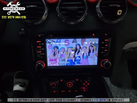 인천 아우디TT MK2 안드로이드 올인원 내비 고객님제품 의뢰설치